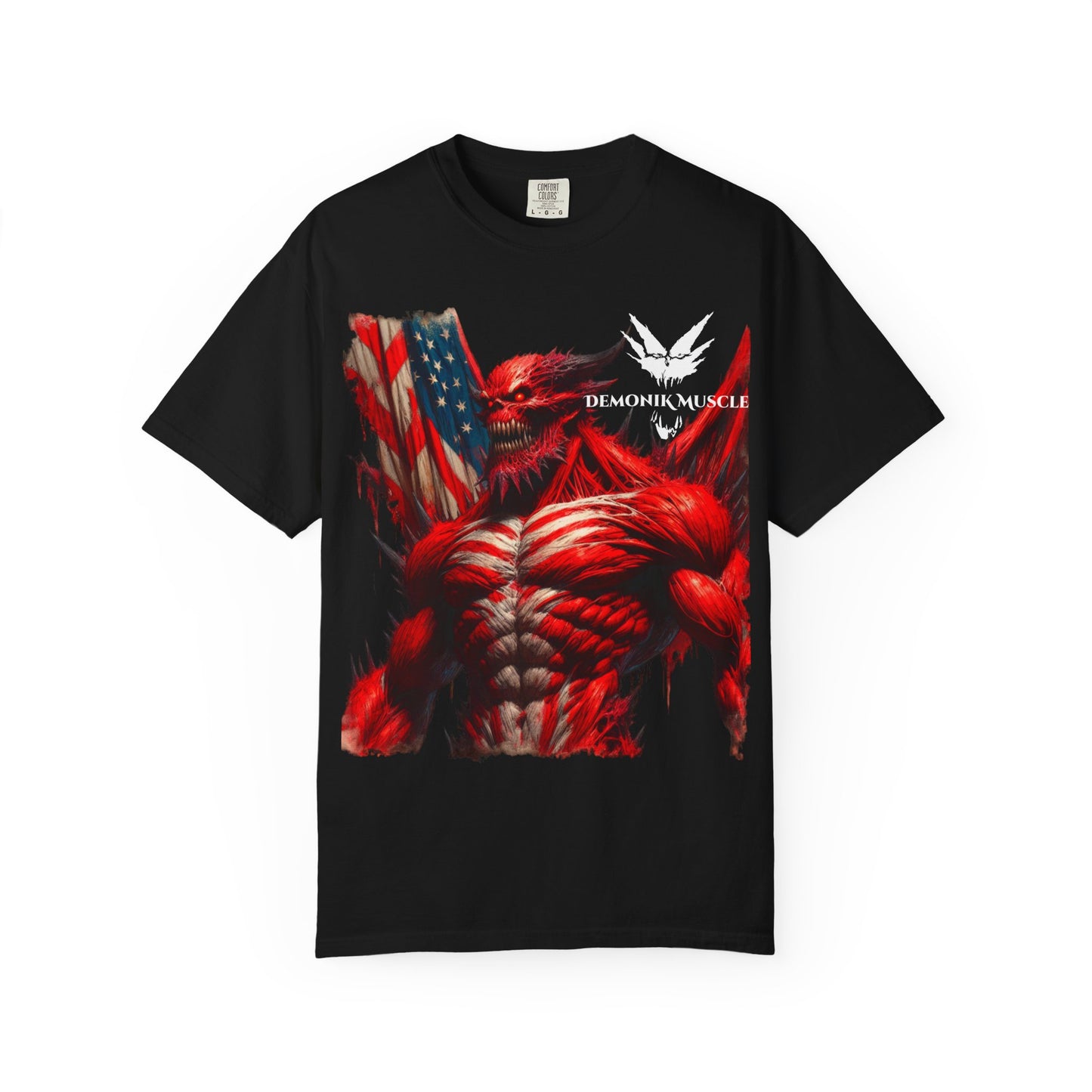 Demonik muscle patriot t-shirt