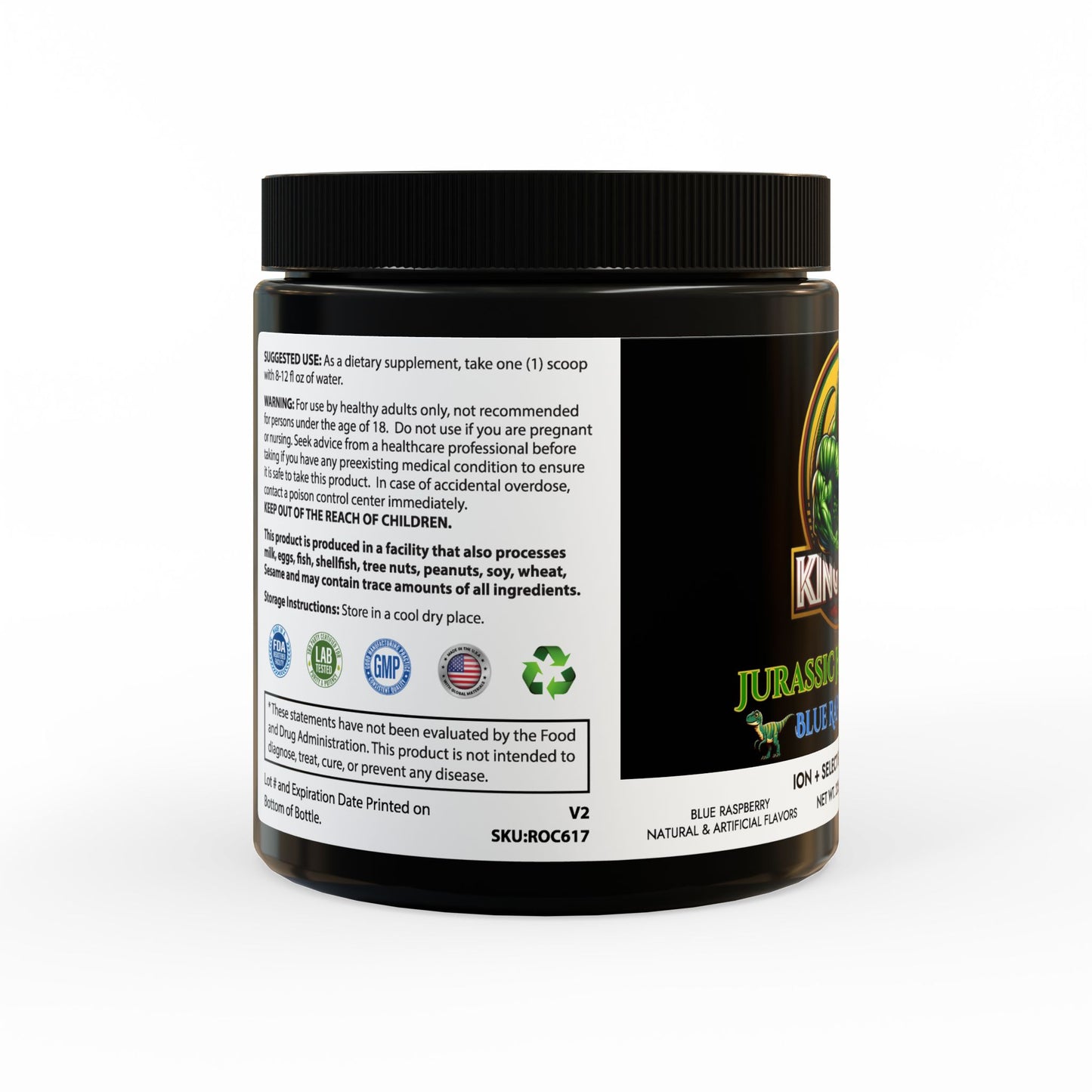 King Rex Jurassic Hydration (ION + Select Electrolyte Supplement (225g, 7.9oz)