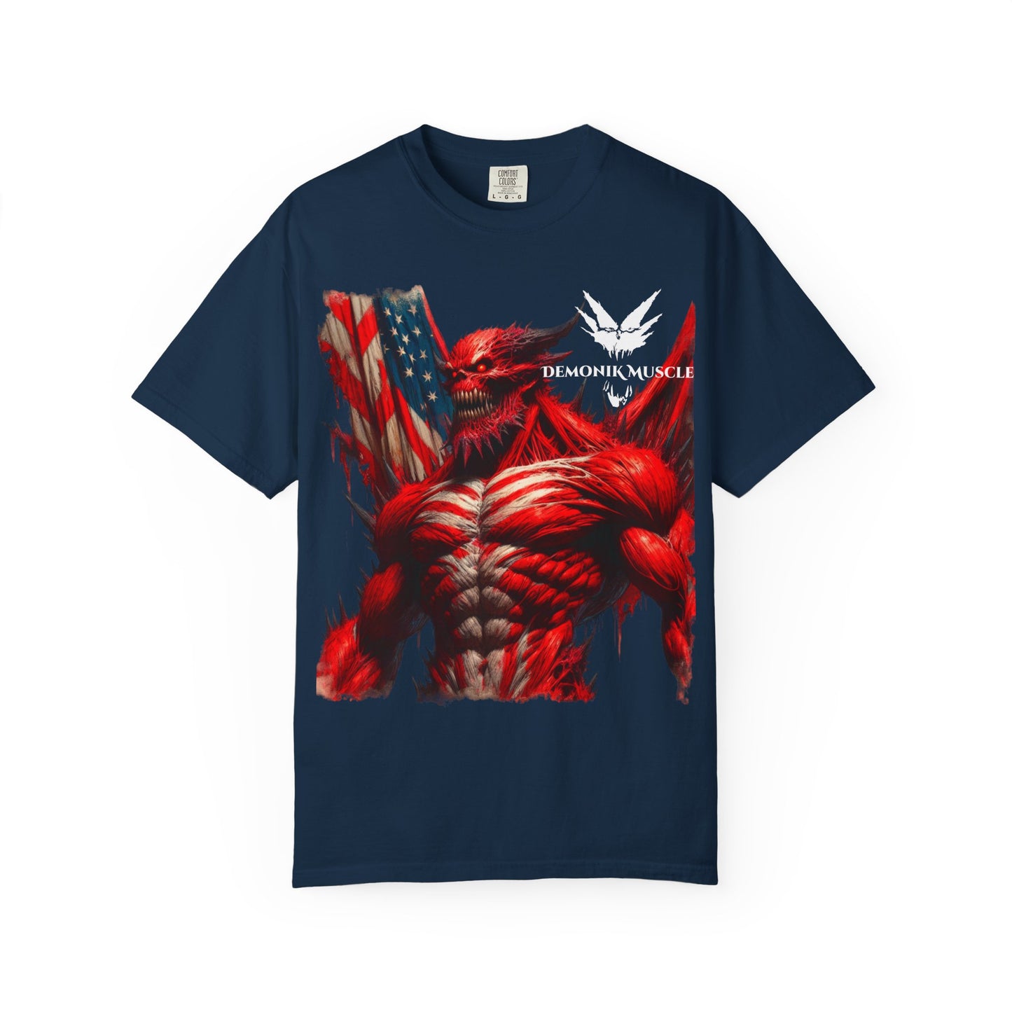 Demonik muscle patriot t-shirt
