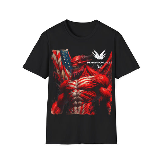 Demonik muscle patriot t-shirt