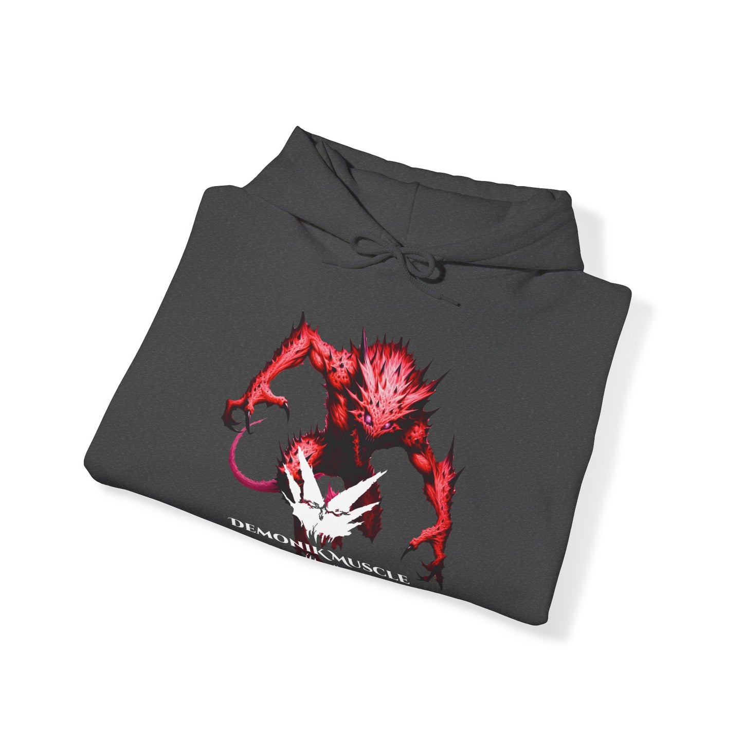 Demonik muscle Fleece Hoodie- rage and train