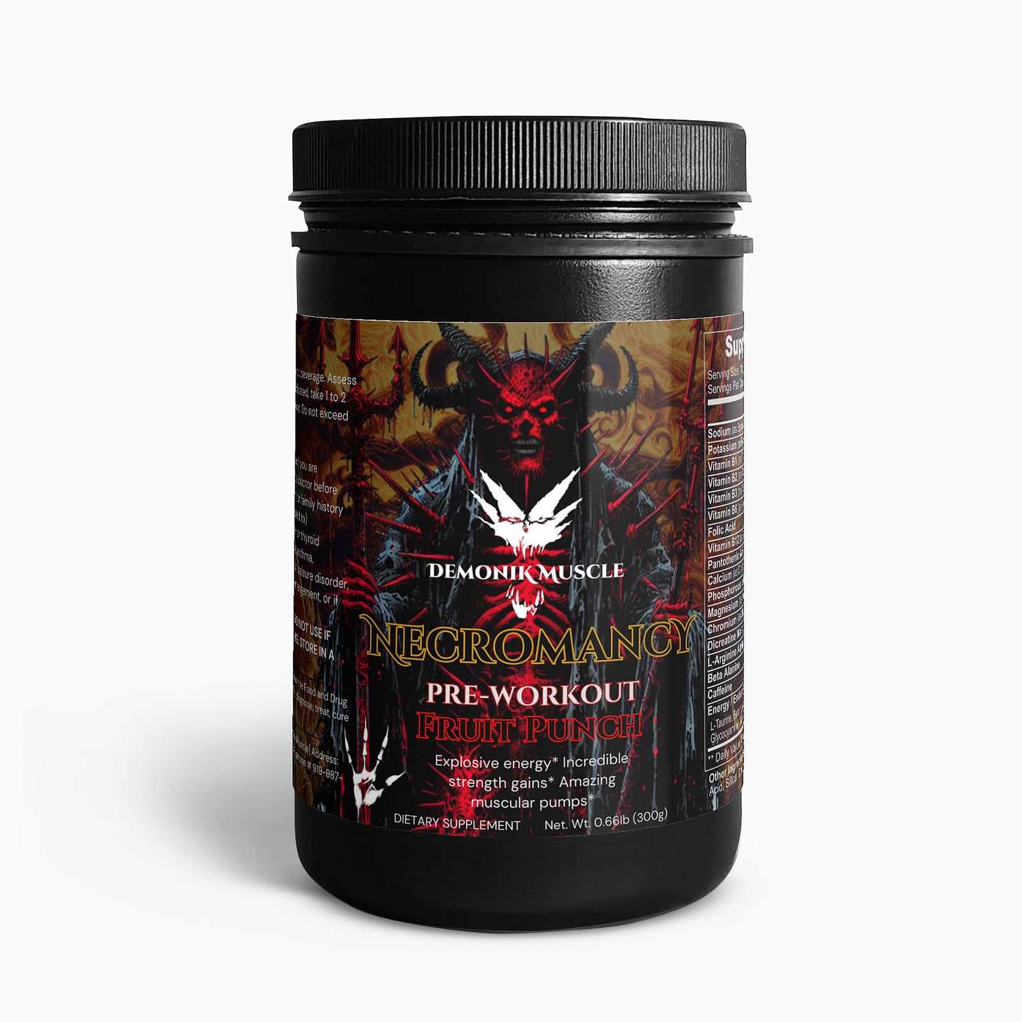 “ Necromancy” Pre-Workout Powder (Fruit Punch)