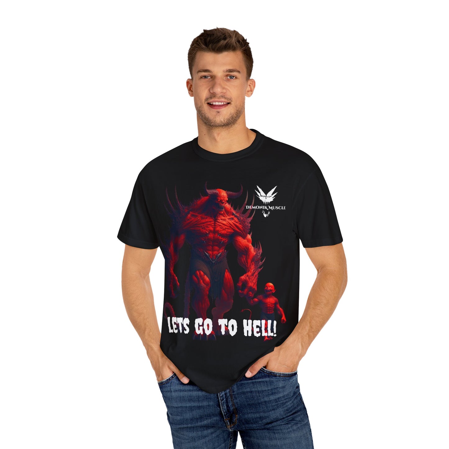 Demonik Muscle “let’s go to hell” T-Shirt