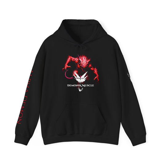 Demonik muscle Fleece Hoodie- rage and train