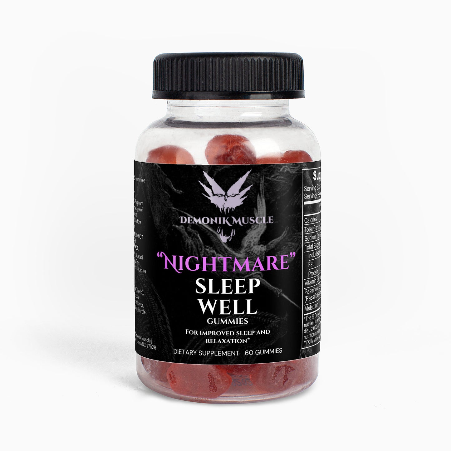 “Nightmare” Sleep Well Gummies (Adult)