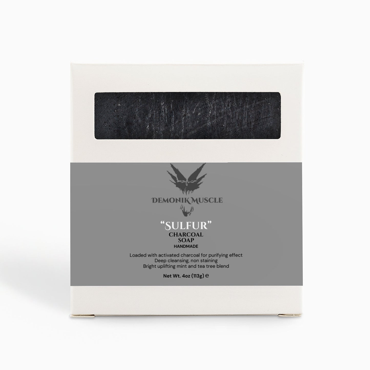 “Sulfur” Charcoal Soap