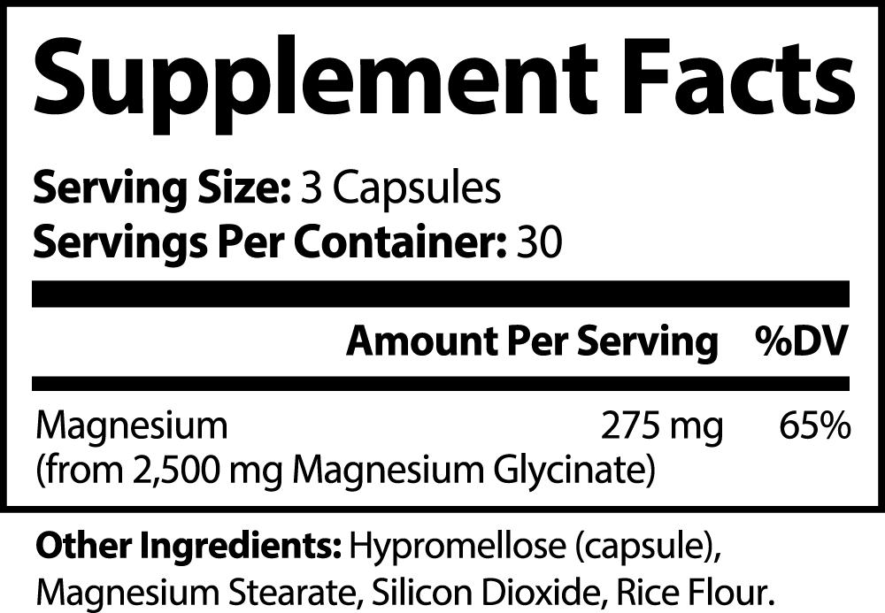 “Hell Stone” Magnesium Glycinate